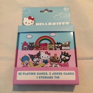 Hello Kitty Kids Playing Cards Tin Set